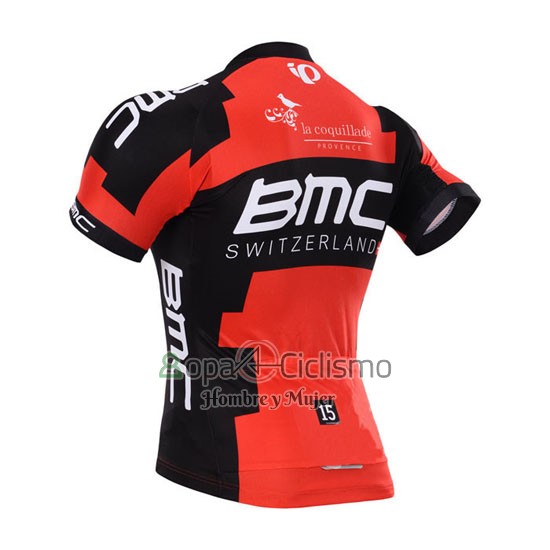 Bmc Ropa Ciclismo Culotte Corto 2015 Mangas Cortas Negro y Naranja